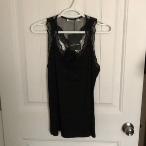 NWT: Black Lace Sleeveless Top
